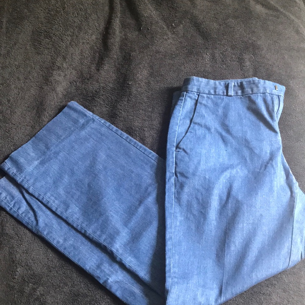 Banana Republic Logan denim ankle work pants